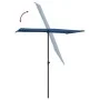 Sombrilla de jardín con palo de aluminio azul celeste 180x110cm de vidaXL, Sombrillas - Ref: Foro24-47335, Precio: 41,61 €, D...