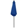 Sombrilla con luces LED y palo de aluminio azul azure 270 cm de vidaXL, Sombrillas - Ref: Foro24-47359, Precio: 96,96 €, Desc...