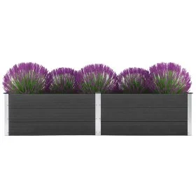 Arriate de WPC gris 250x100x54 cm de vidaXL, Maceteros y jardineras - Ref: Foro24-49059, Precio: 335,02 €, Descuento: %