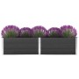 Arriate de WPC gris 250x100x54 cm de vidaXL, Maceteros y jardineras - Ref: Foro24-49059, Precio: 309,98 €, Descuento: %