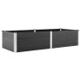 Arriate de WPC gris 250x100x54 cm de vidaXL, Maceteros y jardineras - Ref: Foro24-49059, Precio: 309,98 €, Descuento: %