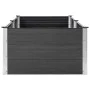 Arriate de WPC gris 250x100x54 cm de vidaXL, Maceteros y jardineras - Ref: Foro24-49059, Precio: 335,02 €, Descuento: %