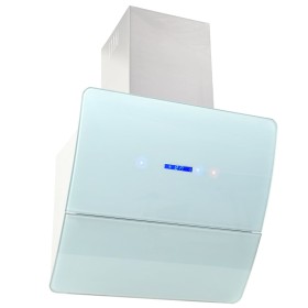 Campana extractora de pared acero inox blanca 756 m³/h 60 cm de vidaXL, Extractores - Ref: Foro24-50702, Precio: 229,96 €, De...