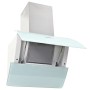 Campana extractora de pared acero inox blanca 756 m³/h 60 cm de vidaXL, Extractores - Ref: Foro24-50702, Precio: 229,96 €, De...