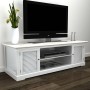 Mueble para TV de madera blanco de vidaXL, Muebles TV - Ref: Foro24-241373, Precio: 250,87 €, Descuento: %