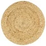 Manteles individuales redondos 4 uds yute natural liso 38 cm de vidaXL, Manteles individuales - Ref: Foro24-133834, Precio: 2...