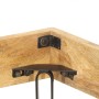 Estructura de cama de madera maciza de mango 200x200 cm de vidaXL, Camas y somieres - Ref: Foro24-285916, Precio: 152,48 €, D...