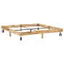 Estructura de cama de madera maciza de mango 200x200 cm de vidaXL, Camas y somieres - Ref: Foro24-285916, Precio: 152,48 €, D...