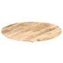 Superficie de mesa redonda madera maciza de mango 15-16 mm 80cm de vidaXL, Tableros para mesas - Ref: Foro24-286003, Precio: ...