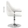 Taburete de cocina de cuero sintético blanco de vidaXL, Taburetes de cocina - Ref: Foro24-3088655, Precio: 80,55 €, Descuento: %