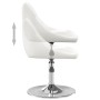 Taburete de cocina de cuero sintético blanco de vidaXL, Taburetes de cocina - Ref: Foro24-3088655, Precio: 82,01 €, Descuento: %