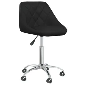 Silla de comedor giratoria cuero sintético negro de vidaXL, Sillas de comedor - Ref: Foro24-3088686, Precio: 91,08 €, Descuen...