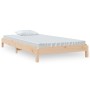Cama apilable de madera pino maciza 80x200 cm de vidaXL, Camas y somieres - Ref: Foro24-820402, Precio: 100,54 €, Descuento: %