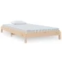 Cama apilable de madera pino maciza 80x200 cm de vidaXL, Camas y somieres - Ref: Foro24-820402, Precio: 98,95 €, Descuento: %