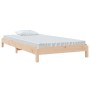 Cama apilable de madera pino maciza 80x200 cm de vidaXL, Camas y somieres - Ref: Foro24-820402, Precio: 100,54 €, Descuento: %