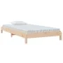 Cama apilable de madera pino maciza 80x200 cm de vidaXL, Camas y somieres - Ref: Foro24-820402, Precio: 98,95 €, Descuento: %