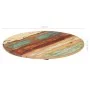 Tablero de mesa redonda madera reciclada maciza 50 cm 15-16 mm de vidaXL, Tableros para mesas - Ref: Foro24-286032, Precio: 3...