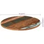 Round table top 70 cm 25-27 mm solid recycled wood by vidaXL, Table tops - Ref: Foro24-286039, Price: 96,74 €, Discount: %