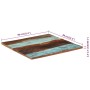 Tablero mesa cuadrada madera reciclada maciza 80x80 cm 25-27 mm de vidaXL, Tableros para mesas - Ref: Foro24-286062, Precio: ...