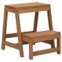 Folding solid fir wood stool with steps by vidaXL, Stair stools - Ref: Foro24-315299, Price: 61,65 €, Discount: %