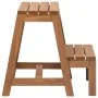 Folding solid fir wood stool with steps by vidaXL, Stair stools - Ref: Foro24-315299, Price: 61,65 €, Discount: %