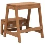 Folding solid fir wood stool with steps by vidaXL, Stair stools - Ref: Foro24-315299, Price: 61,65 €, Discount: %