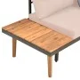 Set muebles de jardín 4 piezas y cojines madera maciza acacia de vidaXL, Conjuntos de jardín - Ref: Foro24-316641, Precio: 58...