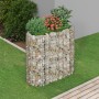 Arriate de gaviones de hierro galvanizado 120x50x100 cm en Macetas y jardineras | Comprar online en Foru.es