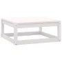 2-piece garden furniture set with white pine wood cushions by vidaXL, Modular outdoor sofas - Ref: Foro24-805756, Price: 139,...