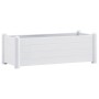Arriate elevado de jardín PP blanco 100x43x35 cm en Macetas y jardineras | Comprar online en Foru.es