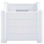 Arriate elevado de jardín PP blanco 100x43x35 cm en Macetas y jardineras | Comprar online en Foru.es