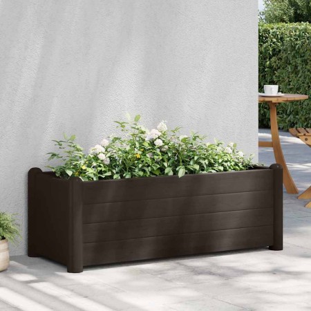 Arriate elevado de jardín PP color moca 100x43x35 cm en Macetas y jardineras | Comprar online en Foru.es