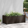 Arriate elevado de jardín PP color moca 100x43x35 cm en Macetas y jardineras | Comprar online en Foru.es