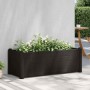 Arriate elevado de jardín PP gris antracita 100x43x35 cm en Macetas y jardineras | Comprar online en Foru.es