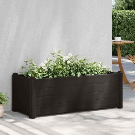 Arriate elevado de jardín PP gris antracita 100x43x35 cm en Macetas y jardineras | Comprar online en Foru.es