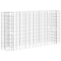 Arriate de gaviones de hierro galvanizado 190x50x100 cm en Macetas y jardineras | Comprar online en Foru.es