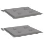 Cojines de silla de jardín 2 uds tela Oxford gris 40x40x4 cm en Decoración | Comprar online en Foru.es