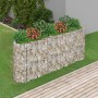 Arriate de gaviones de hierro galvanizado 260x50x100 cm en Macetas y jardineras | Comprar online en Foru.es