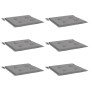 Cojines de silla de jardín 6 uds tela Oxford gris 40x40x4 cm en Decoración | Comprar online en Foru.es