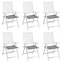 Cojines de silla de jardín 6 uds tela Oxford gris 40x40x4 cm en Decoración | Comprar online en Foru.es