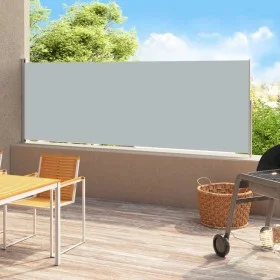 Gray retractable garden side awning 180x500 cm by vidaXL, Umbrellas - Ref: Foro24-313407, Price: 92,60 €, Discount: %