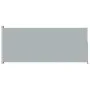 Toldo lateral retráctil de jardín gris 180x500 cm de vidaXL, Sombrillas - Ref: Foro24-313407, Precio: 92,60 €, Descuento: %
