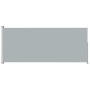 Toldo lateral retráctil de jardín gris 180x500 cm de vidaXL, Sombrillas - Ref: Foro24-313407, Precio: 94,28 €, Descuento: %