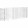 Arriate de gaviones de hierro galvanizado 260x50x100 cm en Macetas y jardineras | Comprar online en Foru.es