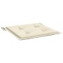 Cojines de silla de jardín 2 uds tela Oxford crema 40x40x4 cm en Decoración | Comprar online en Foru.es