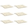 Cojines de silla de jardín 6 uds tela Oxford crema 40x40x4 cm en Decoración | Comprar online en Foru.es