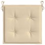 Cojines de silla de jardín 6 uds tela Oxford beige 40x40x4 cm en Decoración | Comprar online en Foru.es