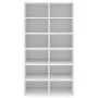Mueble zapatero de madera contrachapada blanco 54x34x100,5 cm de vidaXL, Zapateros y organizadores de calzado - Ref: Foro24-8...