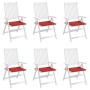 Cojines de silla de jardín 6 uds tela Oxford rojo 40x40x4 cm en Decoración | Comprar online en Foru.es