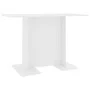 Mesa de comedor de madera contrachapada blanco 110x60x75 cm de vidaXL, Mesas de cocina y de comedor - Ref: Foro24-800243, Pre...